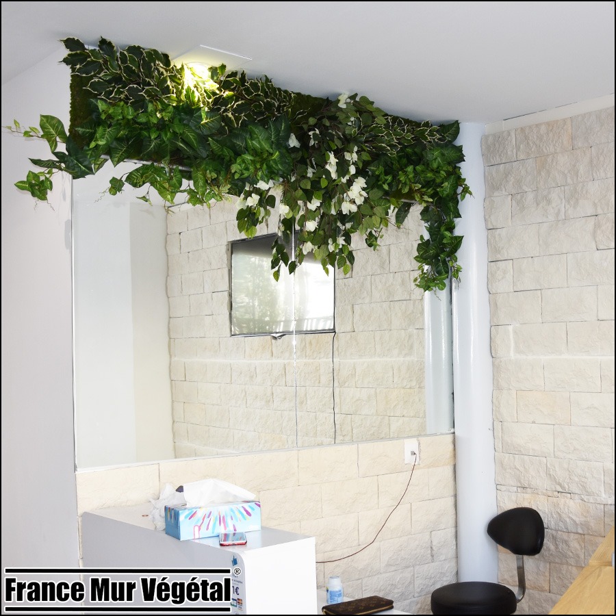Mur Végétal Artificiel centre de soins esthétique Paris XVI
